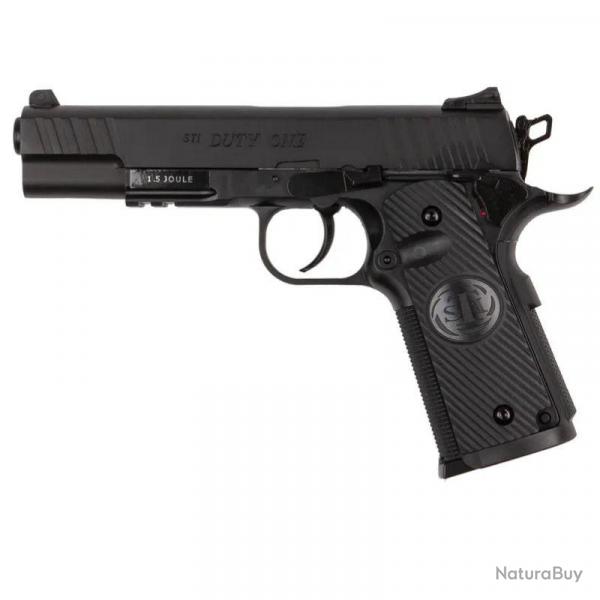 PISTOLET ASG STI DUTY ONE Noir - Culasse mobile - 6 mm BB - CO / 1.2J