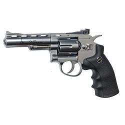 REVOLVER ASG DAN WESSON 4" Silver 6mm CO2