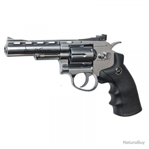 REVOLVER ASG DAN WESSON 4" Silver 6mm CO2