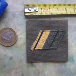 galon militaire grade de brigadier-chef insigne tissu