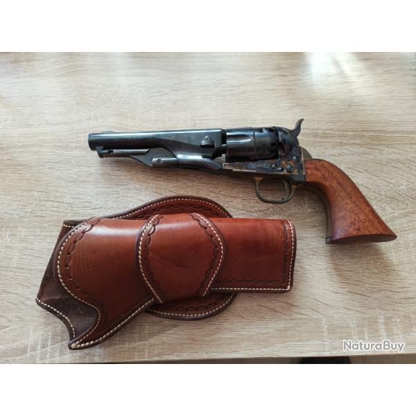 REVOLVER PIETTA 1860 ARMY SHERIFF + HOLSTER