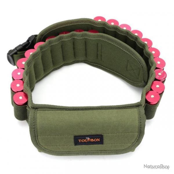 Cartouchire pour 20 munitions calibre 16 et 10 munitions rayes + pochette - livraison gratuite