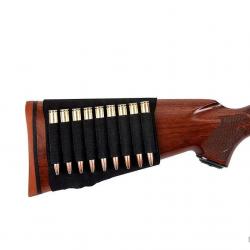 Cartouchière de crosse gaucher/droitier - 9 munitions - calibres rayés - livraison gratuite
