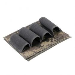 Cartouchière velcro 4 munitions calibre 12 - acu - livraison gratuite