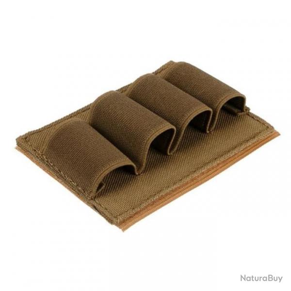 Cartouchire velcro 4 munitions calibre 12 - kaki - livraison gratuite
