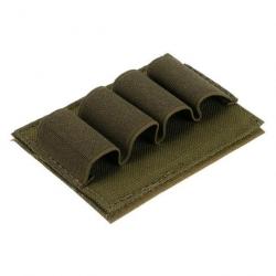 Cartouchière velcro 4 munitions calibre 12 - vert - livraison gratuite