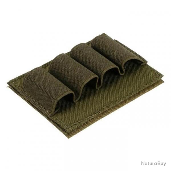 Cartouchire velcro 4 munitions calibre 12 - vert - livraison gratuite