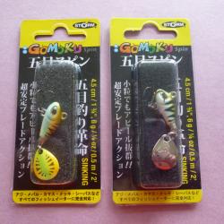 LOT DE 2 LEURRES STORM  GOMOKU SPIN JAPON