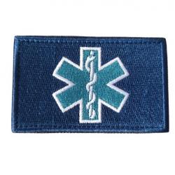 Patch Paramedic - Bleu - Velcro - Livraison gratuite