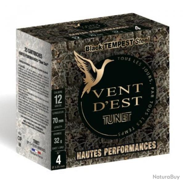 Cartouches Tunet Black Tempest HP Cal. 12 70 acier Par 1