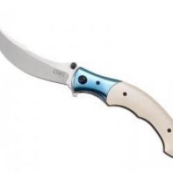 Couteau CRKT RITUAL  lame acier 12C27 satiné avec « flipper »
