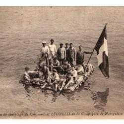 CPA - Radeau de sauvetage du Commandant LEONELLI de la Compagnie Paquet -  N°3280
