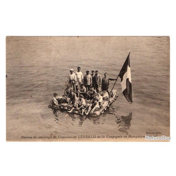 CPA - Radeau de sauvetage du Commandant LEONELLI de la Compagnie Paquet -  N3280