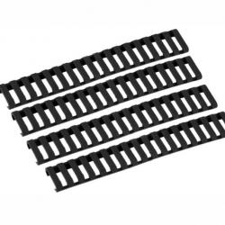 Lot de 4 couvres Rail noir pour rail picatinny 416