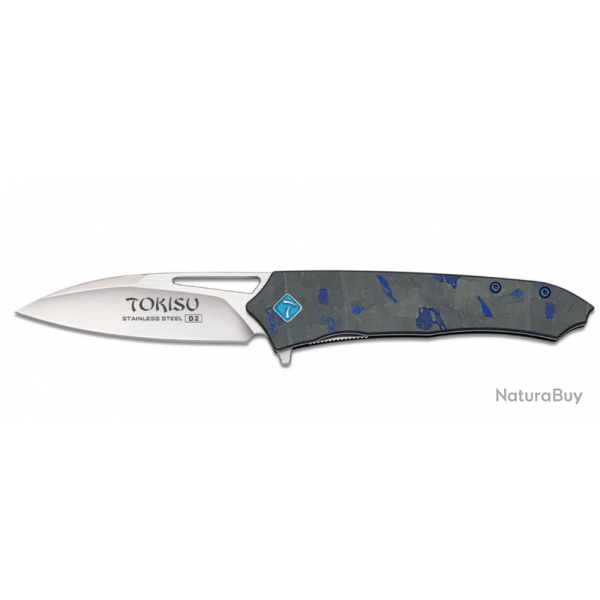 Tokisu 18872 Couteau pliant G-10 fibre de carbone