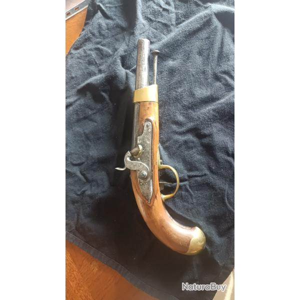 Pistolet silex anne 1813 manufacture de Maubeuge