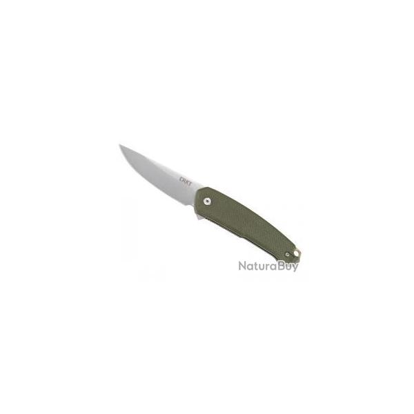 Couteau CRKT TUETO Lame acier inox 1.4116 satin avec  flipper 