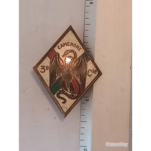 Insigne de la 3me compagnie du 4me rgiment tranger d'infanterie (4me REI)