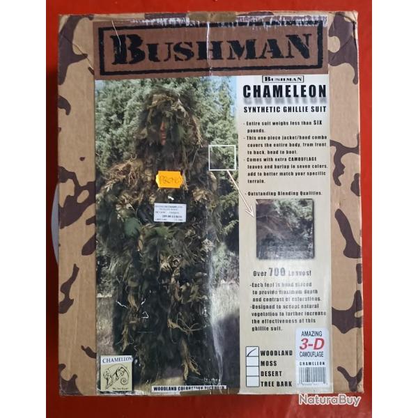 Combinaison camouflage camlon BUSHMAN Woodland