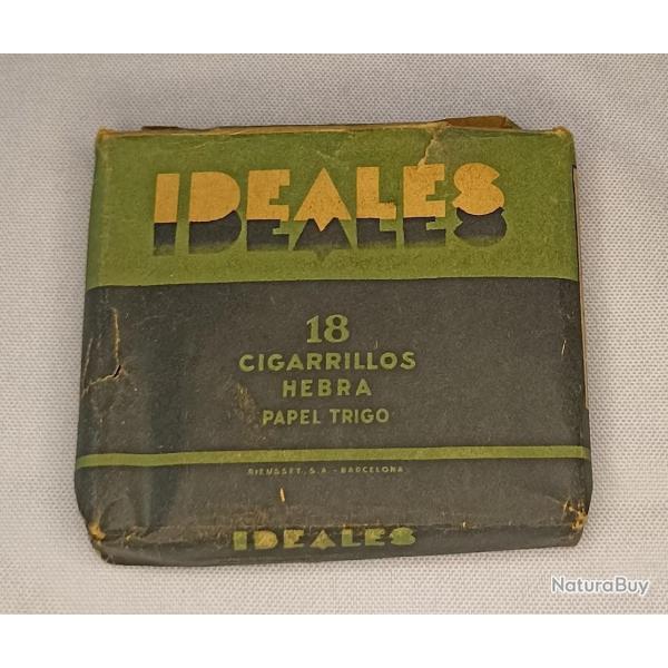 Paquet sell cigarrillos IDEALES vintage annes 40