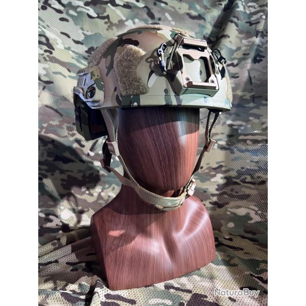 Casque Balistique Fast SF Aramide Higth Cut 2025 Multicam pack vented