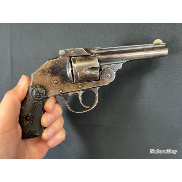 IVER JOHNSON SAFETY AUTOMATIC HAMMERLESS 2nd modle calibre 38SW
