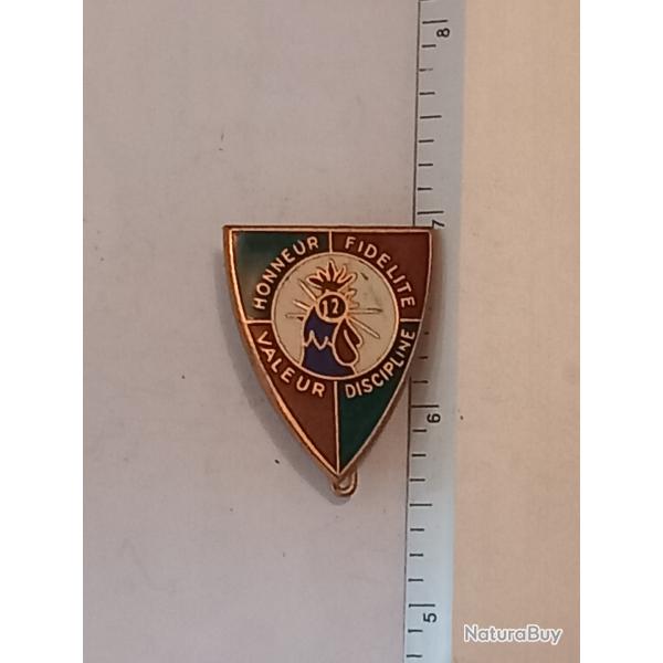 Insigne du 12me rgiment tranger d'infanterie (12me REI)