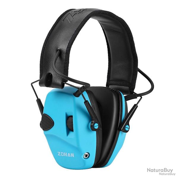 Casque antibruit lectronique zohan - bleu - livraison gratuite