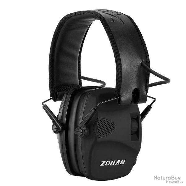 Casque antibruit lectronique zohan - noir - livraison gratuite