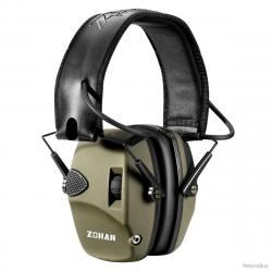 Casque antibruit électronique zohan - vert - livraison gratuite
