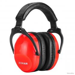 Casque antibruit pour enfant zohan - nrr 22db - rouge - livraison gratuite
