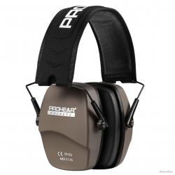 Casque antibruit zohan prohear - marron - livraison gratuite