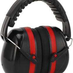 Casque antibruit snr 32db - rouge - livraison gratuite