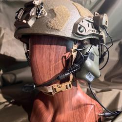 Casque Balistique Fast SF Aramide Higth Cut 2025 Green rangers pack Audio