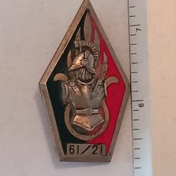 Insigne de la 21ème compagnie du 61ème bataillon de génie
