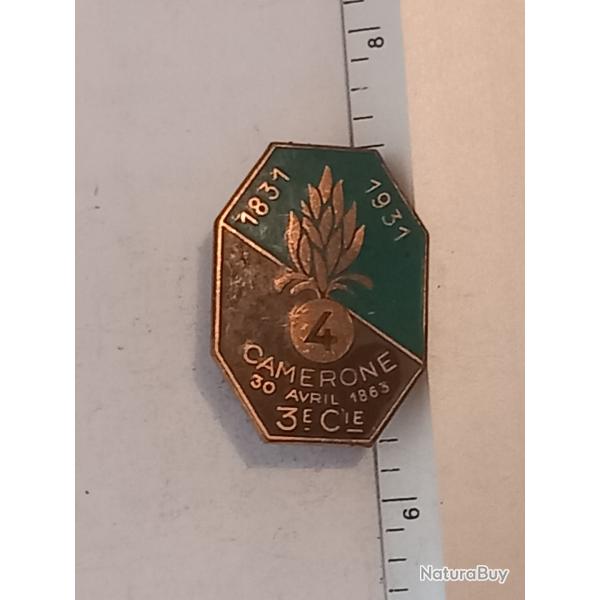 Insigne de la 3me compagnie du 4me rgiment tranger d'infanterie (4me REI) - Drago