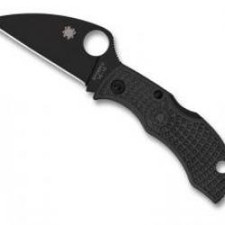 Couteau Spyderco MANBUG  lame Wharncliffe acier VG-10 revêtement nitrure de titane à cran