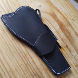 Holster Étui de ceinture  en cuir Western pour révolver colt remington etc. .EN Tbe neuf