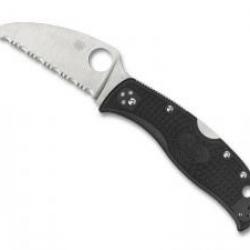 Couteau Spyderco ROCKJUMPER lame Wharncliffe à dents acier VG-10 à cran