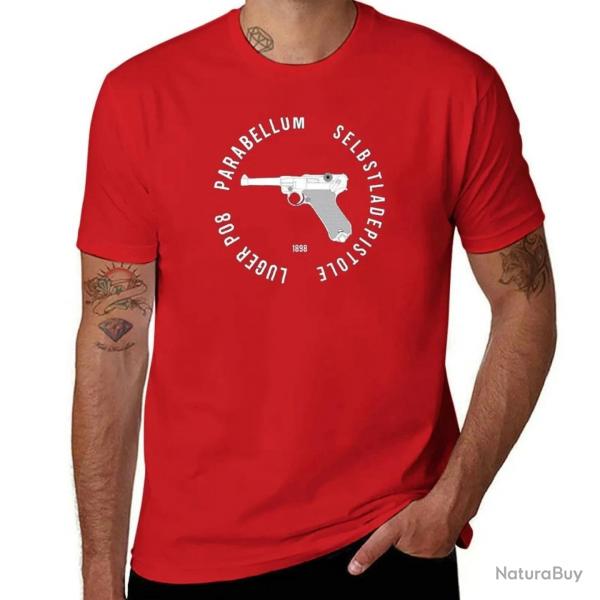 T-shirt Parabellum Luger P08 - Rouge / M