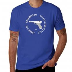 T-shirt Parabellum Luger P08 - Bleu / 4XL