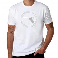 T-shirt Parabellum Luger P08 - Blanc / 4XL