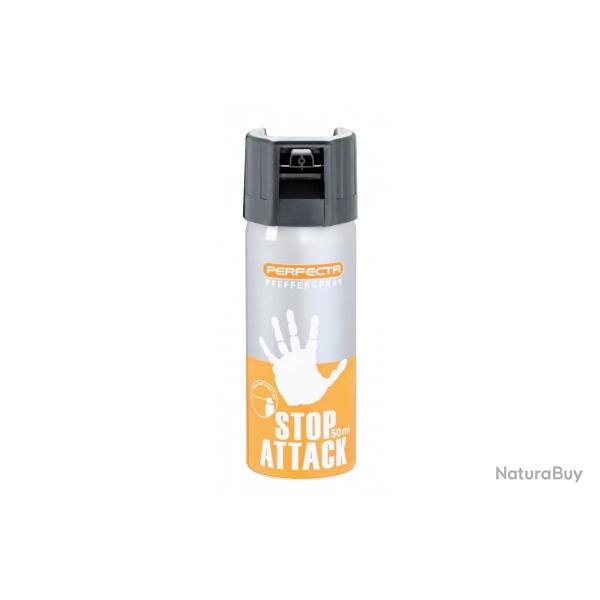 Lot de 5 Bombe Lacrymogne Aerosol incapacitant Umarex Perfecta 50ml Gel Poivre