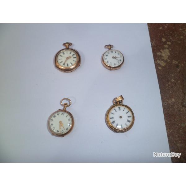 LOT DE MONTRE EN OR