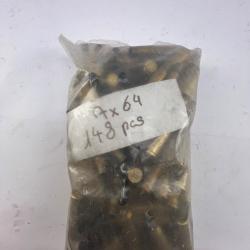 Lot 148 douilles vrac 7X64 mélangé tiré 1 fois