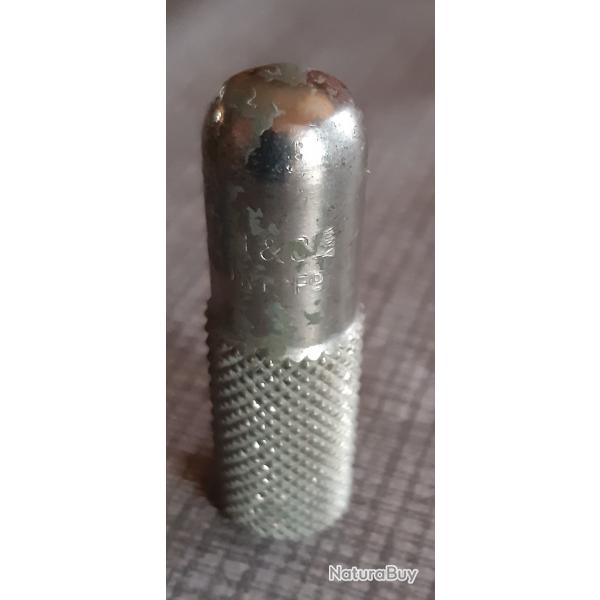 Bouchon de valve MICHELIN & Cie Clermont-Ferrand Laiton chrom. Longueur 50mm, diamtre intrieur 1