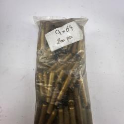 Lot 200 douilles vrac 7x64 mélangé tiré 1 fois