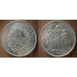France 10 Francs 1967 Hercule Piece Argent Hercules Franc Frcs Frc frs