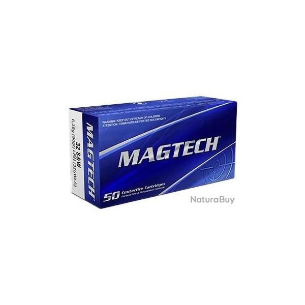 50 Munitions MAGTECH Cal.32 smith & wesson long 98gr 6.35g par 250