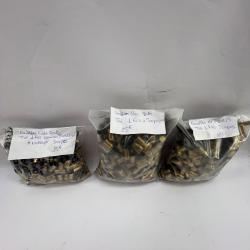 Lot 300/500/500 douilles fiocche/mfs/geco vrac 9x19 mélangé tiré 1 fois